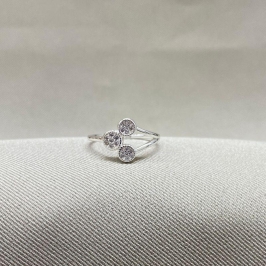 ANEL 3 PONTOS CRAVEJADOS