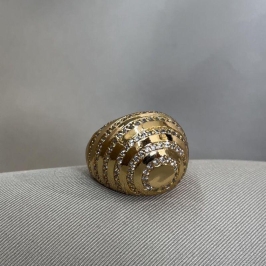 ANEL ABAULADO COM CIRCULOS EM MICROZIRCONIAS