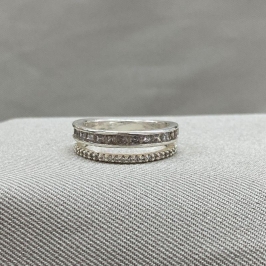 ANEL COM DUAS FILAS CRAVEJADAS