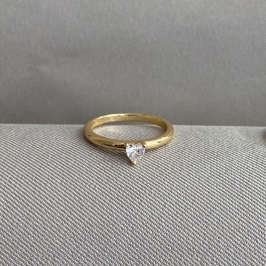 ANEL SOLITARIO CORAÇÃO