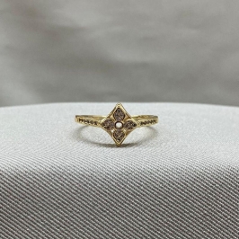 ANEL TREVO CRAVEJADO