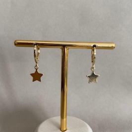 BRINCO ARGOLA COM ESTRELA