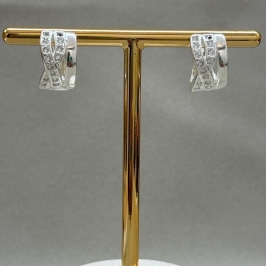 BRINCO ARGOLA X COM ZIRCONIAS