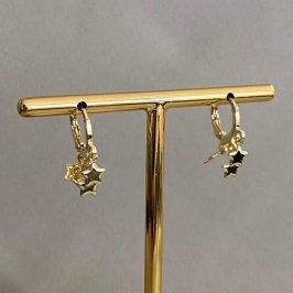 BRINCO ARGOLINHA 3 ESTRELAS