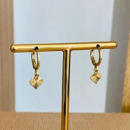 BRINCO ARGOLINHA ARTICULAVEL CORAÇÃO