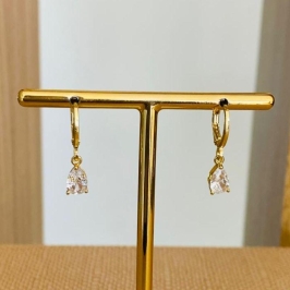 BRINCO ARGOLINHA ARTICULAVEL CRISTAL