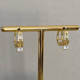 BRINCO ARGOLINHA COM PONTO DE LUZ