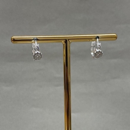 BRINCO ARGOLINHA COM ZIRCONIAS