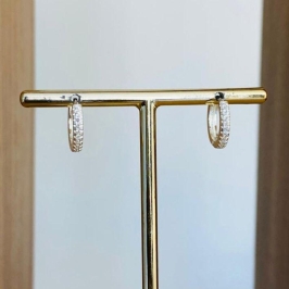 BRINCO ARGOLINHA CRAVEJADA