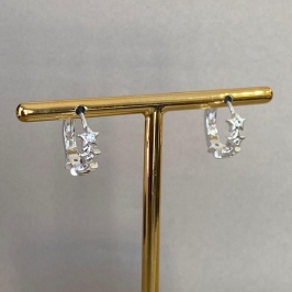 BRINCO ARGOLINHA ESTRELAS M