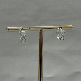 BRINCO ARGOLINHA INFINITO CRAVEJADO