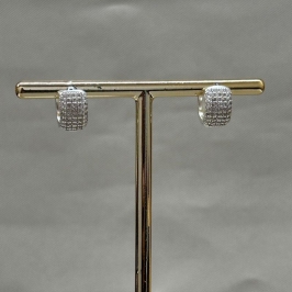 BRINCO ARGOLINHA LARGA CRAVEJADA