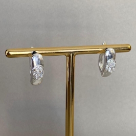 BRINCO ARGOLINHA ZIRCÔNIA