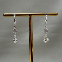 BRINCO ARTICULADO CORAÇÃO E ZIRCONIA CRISTAL