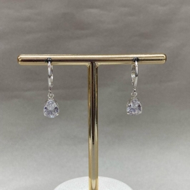 BRINCO ARTICULADO GOTA 6*8 ZIRCONIA CRISTAL