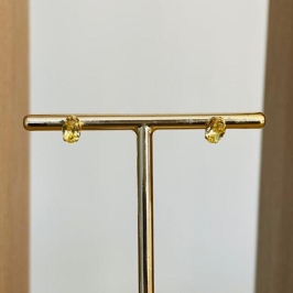 BRINCO BABY ZIRCONIA AMARELA