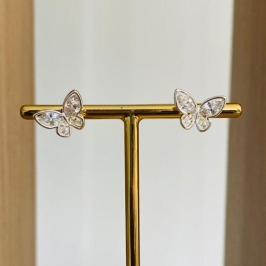 BRINCO BORBOLETA ZIRCONIA