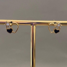 BRINCO CORAÇÃO COM ESTRELAS