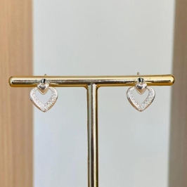 BRINCO CORAÇÃO DUPLO VAZADO