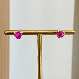 BRINCO CORAÇÃO ROSA