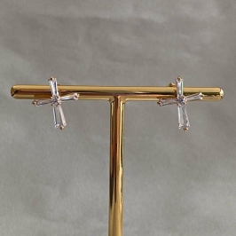 BRINCO CRUZ ZIRCÔNIA