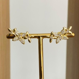 BRINCO EARCUFF BORBOLETAS