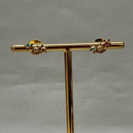 BRINCO ESTRELINHAS ZIRCONIAS