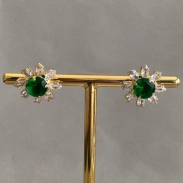 BRINCO FLOR CRAVEJADO