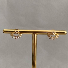 BRINCO LEQUE COM ZIRCÔNIAS