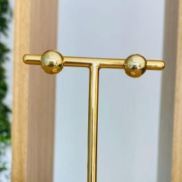 BRINCO MEIA BOLINHA LISA M