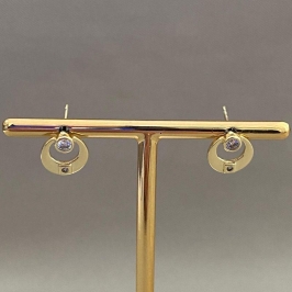 BRINCO OVAL COM ZIRCONIA