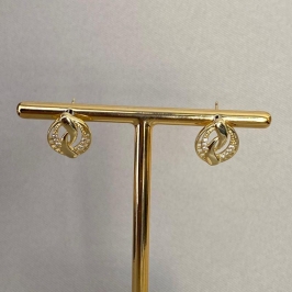 BRINCO OVAL TRABALHADO