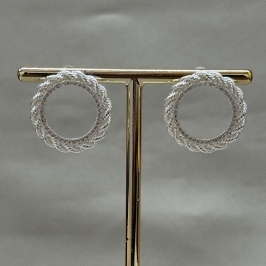 BRINCO REDONDO CORDÃO BAIANO E CRAVEJADO