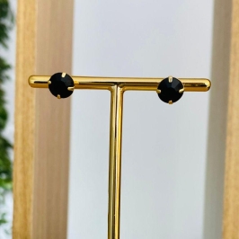 BRINCO ZIRCONIA PRETA