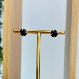 BRINCO ZIRCONIA PRETA