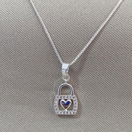 COLAR CADEADINHO CRAVEJADO