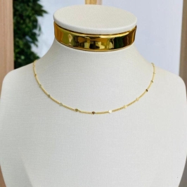 COLAR CHAPINHAS DIAMANTADAS