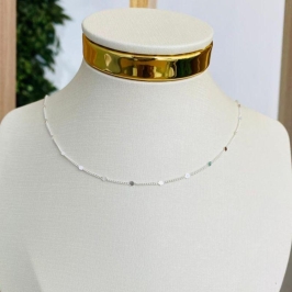 COLAR CHAPINHAS DIAMANTADAS