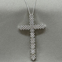 COLAR CRUZ MALEÁVEL CRAVEJADA