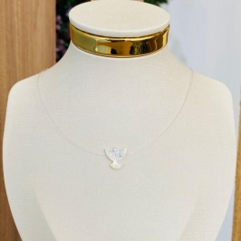 COLAR ESPIRITO SANTO FIO DE NYLON