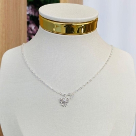 COLAR INFANTIL LACINHO COM ZIRCONIA