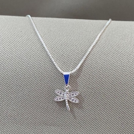 COLAR INFANTIL LIBÉLULA CRAVEJADA