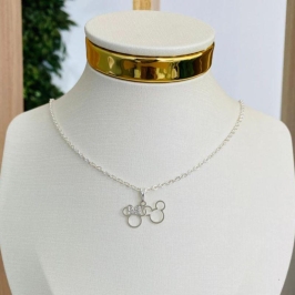 COLAR INFANTIL MINNIE E MICKEY