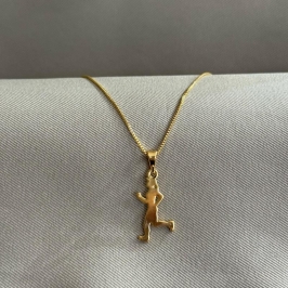 COLAR MULHER CORRENDO 2CM