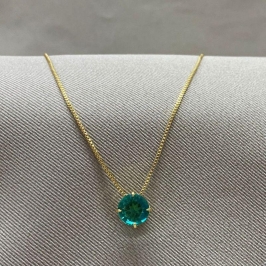 COLAR PONTO DE LUZ VERDE