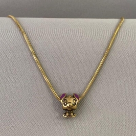 COLAR RABO RATO COM STITCH