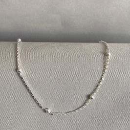 COLAR VENEZIANA LONGA ( TIJOLINHO ) E BOLINHAS