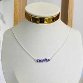 COLAR ZIRCONIAS ROXAS