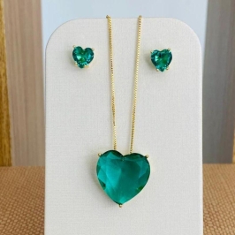 CONJUNTO CORAÇÃO VERDE G