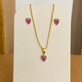 CONJUNTO INFANTIL MORANGO